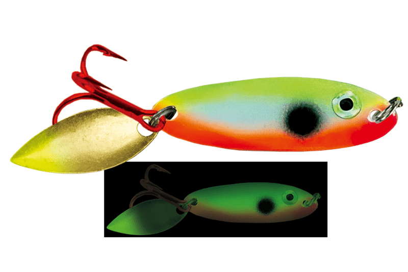 cast master fishing lures Kastmaster 1/24 oz Moonshine Glow Firetiger Fishing Lures
