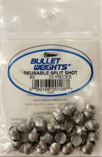 BULLET WEIGHTS Removable Split Shot - Premium Fishing Tackle — St ...