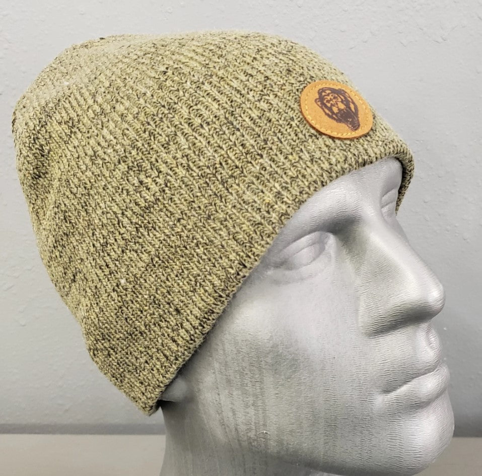 WOOLY HEAD JERSEY KNIT WOOL BEANIE