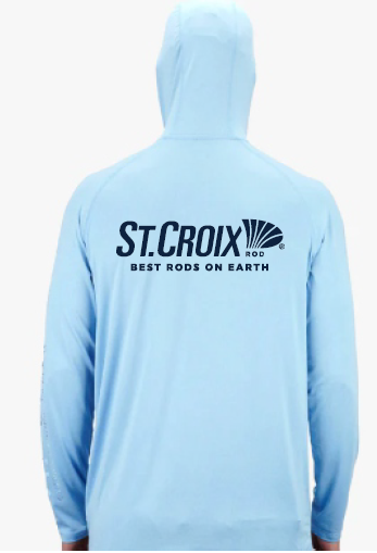 BIG GUY SAMURAI PREFORMANCE HOODIE W/ ST. CROIX LOGO