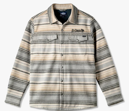 MEN'S STOUT SHACKET W/ ST. CROIX LOGO