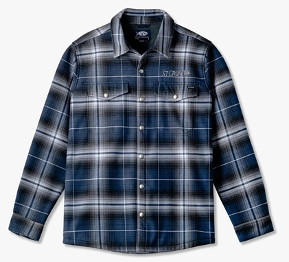 MEN'S STOUT SHACKET W/ ST. CROIX LOGO