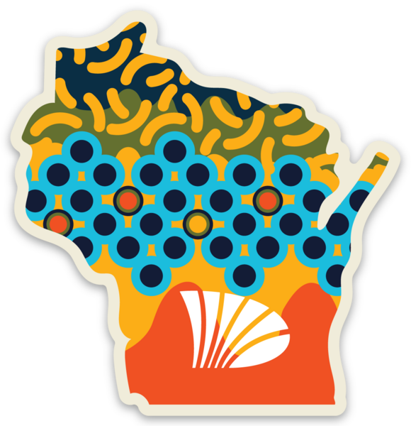 ST. CROIX WISCONSIN STATE STICKER