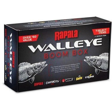 complete walleye tackle box Catch More Fish Kit plus exclusive fishing tips and how Walleye Fishing Mystery Tackle Box