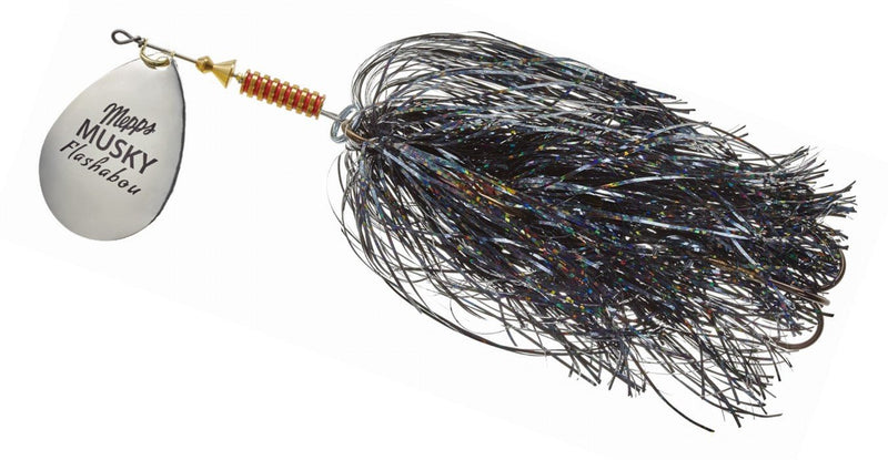 copper delta blades for musky fishing lures Blade - Leaders & - Indiana Fluted Plated begins spinning at even the slowest retrieve Mepps Double Blade Musky Flashabou