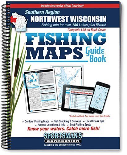Northwest WI Fishing Map Guide Book