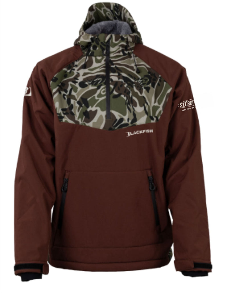 BLACKFISH SOFT SHEEL GALE PULLOVER - BROWN