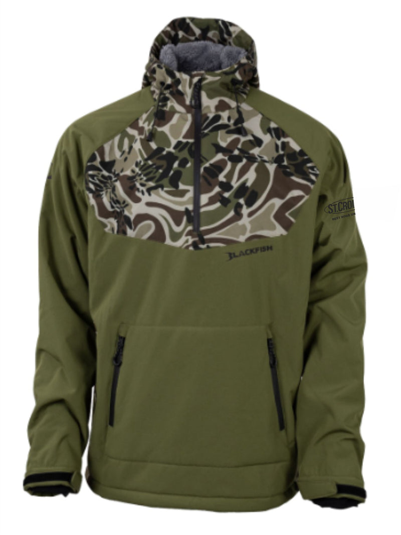 BLACKFISH SOFT SHEEL GALE PULLOVER - GREEN