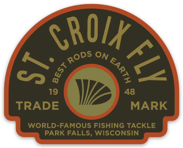 ST. CROIX FLY TRADEMARK STICKER