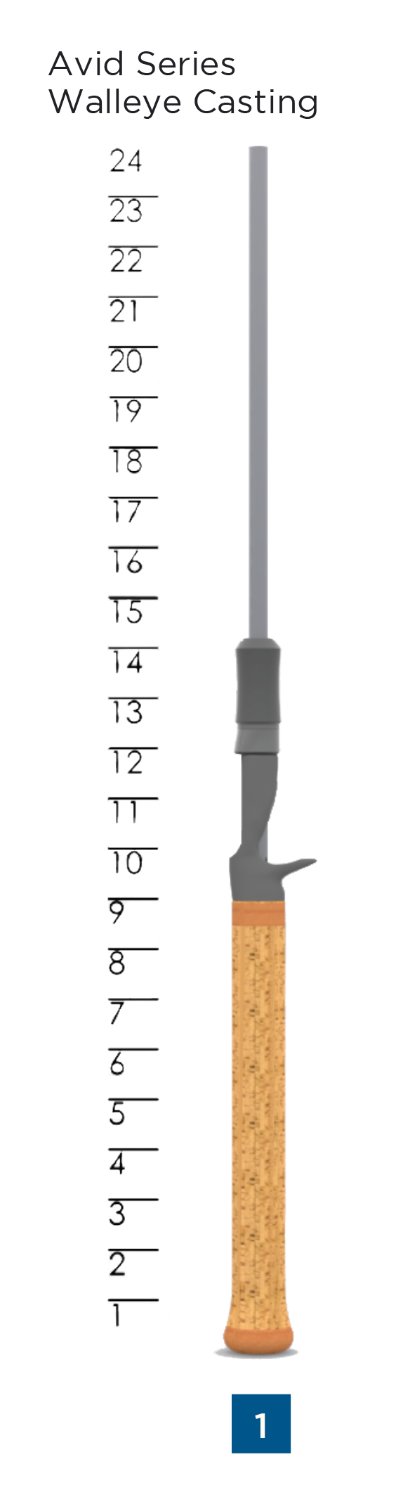 AVID SERIES WALLEYE CASTING
