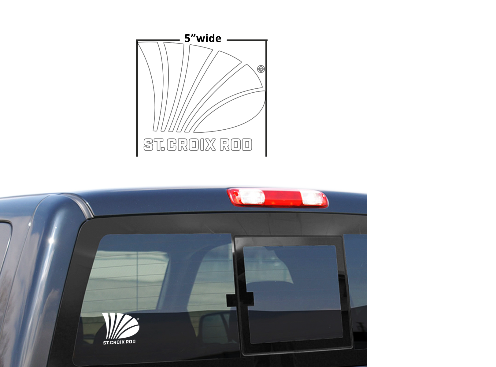 St. Croix Decal 5" Decal